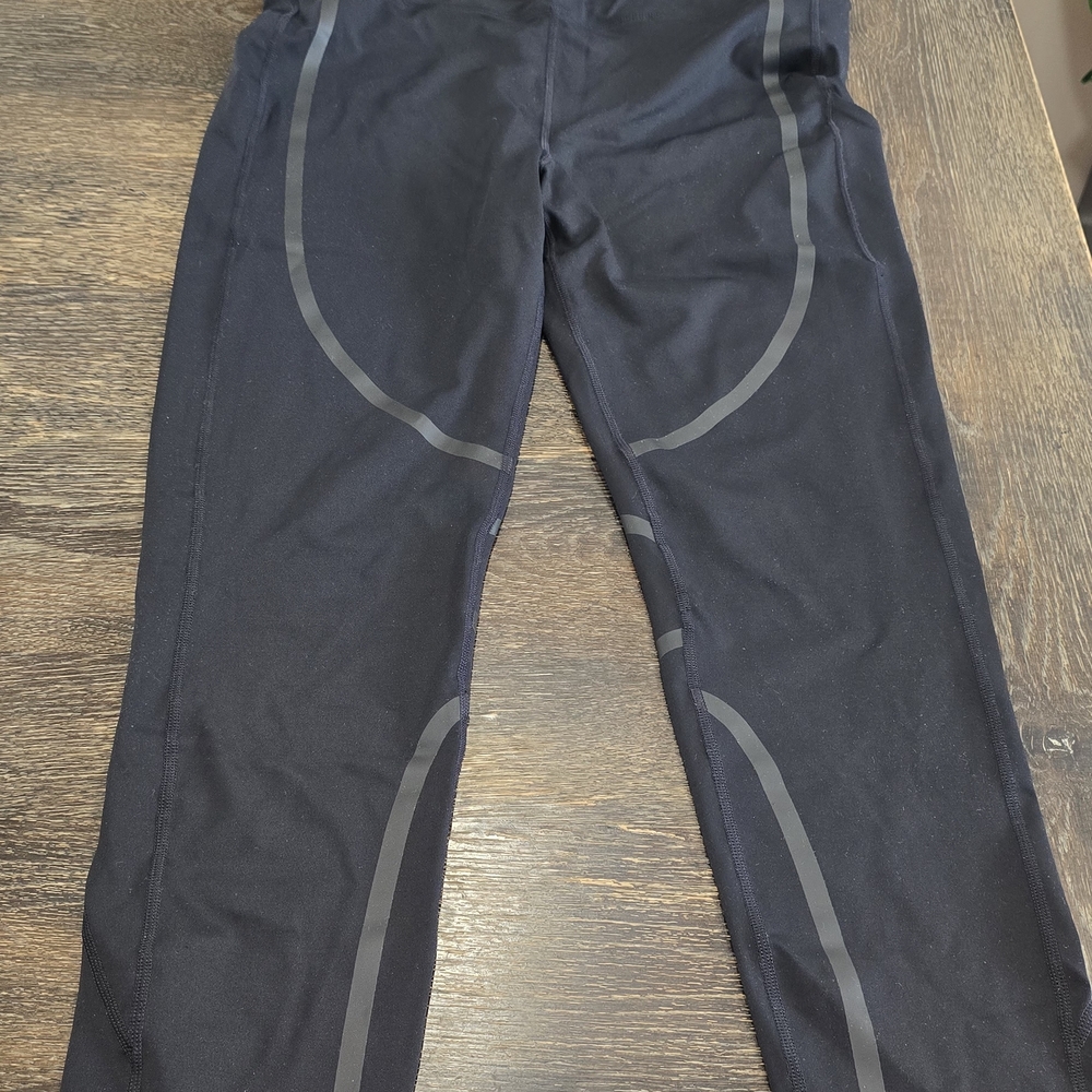 Black Womens Performance Tights Leggings
